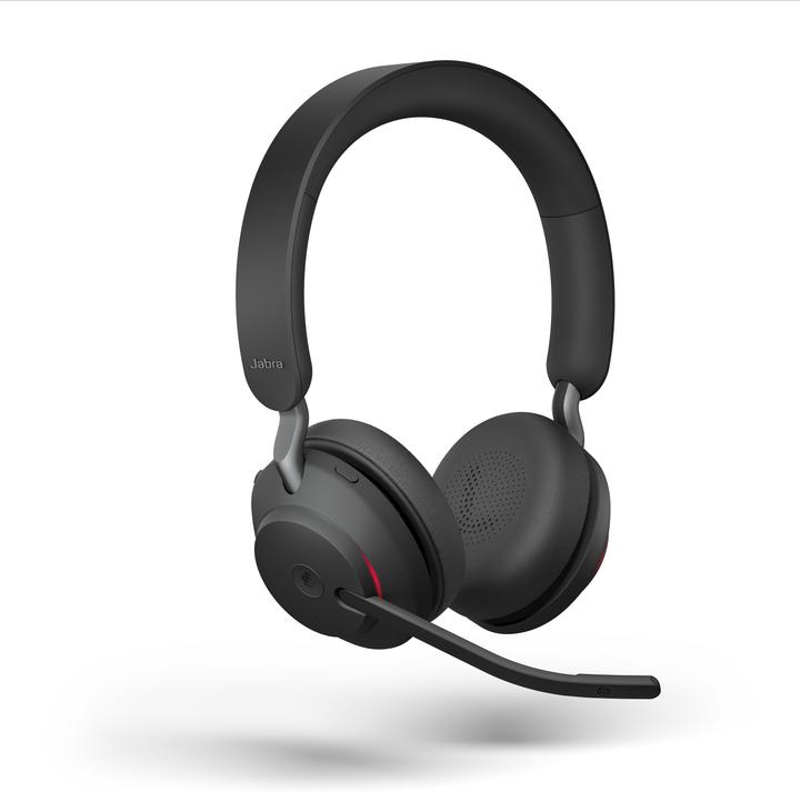 Produktbild Jabra Evolve2 65 Stereo MS + Ladestation + Link 380c schwarz (Kabelgebunden, Kabellos, USB-C)