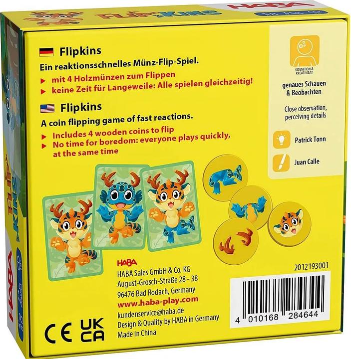 Actual product image Haba Flipkins (German, 2 - 4 Players)