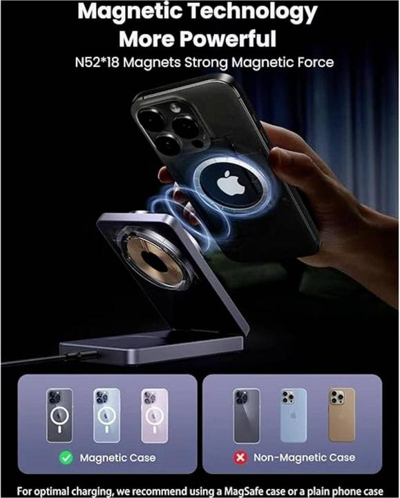 Produktbild Ugreen 2-in-1 Magnetic Wireless Charger (20 W)