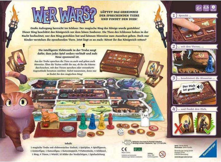 Productafbeelding Ravensburger Wer war's? (Duits, 2 - 4 Spelers)