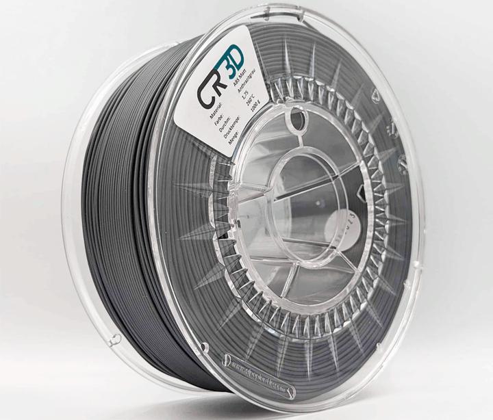Produktbild CR-3D ABS-S Filament AntiWarp MATT anthrazitgrau 0.75kg 1.75mm (ABS, 1.75 mm, 750 g)