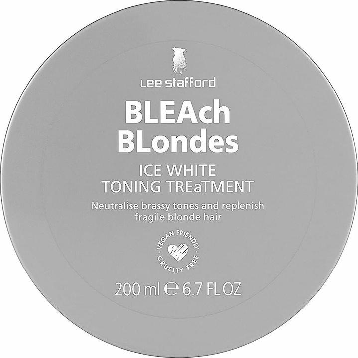 Actual product image Lee Stafford eachondes Ice White Toning Treatment - Mask for cooler shade ofond hair - 200ml (200 ml)