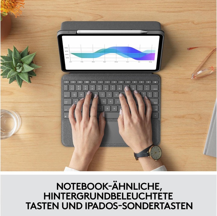 Image du produit Logitech Folio Touch (CH, iPad Pro 11 2018 (1. Gen), iPad Pro 11 2021 (3ème génération), iPad Pro 11 2020 (2. Gen), iPad Pro 11 2022 (4e génération))