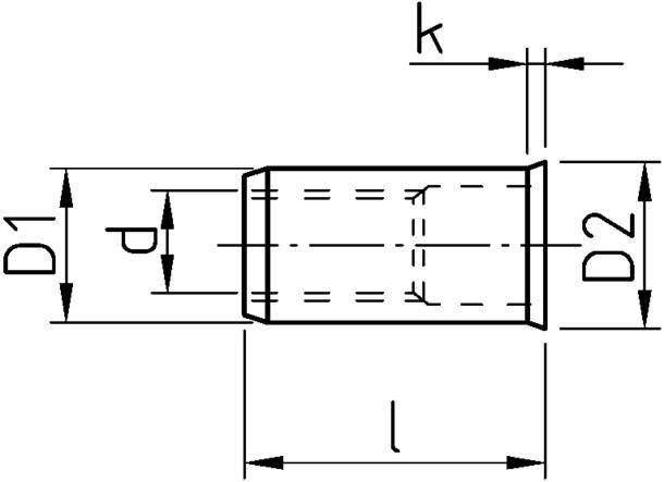 Actual product image Gesipa Blind rivet nut