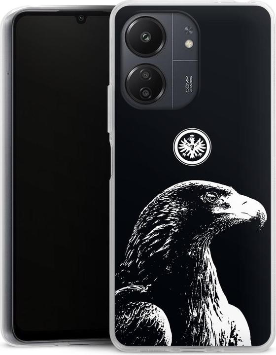 Produktbild DeinDesign Silikon Hülle für Xiaomi POCO C65 Handyhülle Case Smartphone Schutzhülle Eintracht Frankfurt (Xiaomi Poco C65)