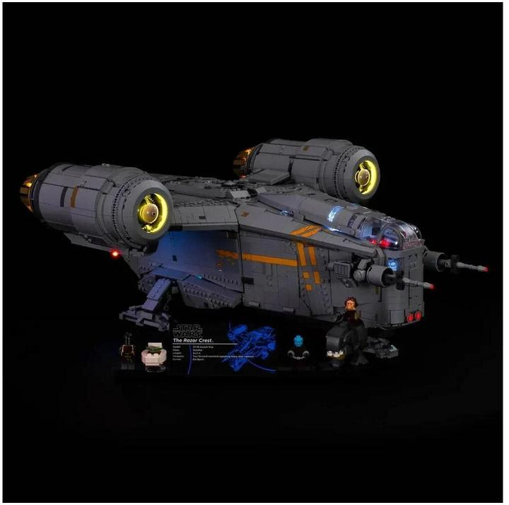 Actual product image Light my bricks LEGO Star Wars UCS Razor Crest #75331 Light Kit