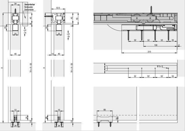 Actual product image HAWA Complete set Junior 100B