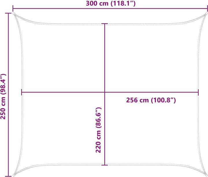Actual product image vidaXL Outdoor Sonnenschutz Markise (300 x 200 cm)