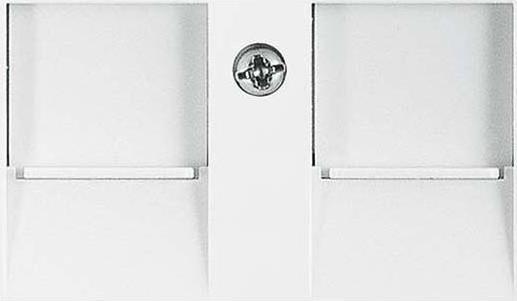 Produktbild Busch-Jaeger 2fach Abdeckung Modular-Jack-Einsatz Busch-balance SI Alpinweiss 1800-914 (1800-914)