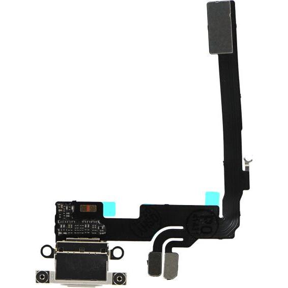 OEM Ladeanschluss Flex für iPhone 16 Pro weiss titanium (iPhone 16 Pro), Mobilgerät Ersatzteile, Weiss