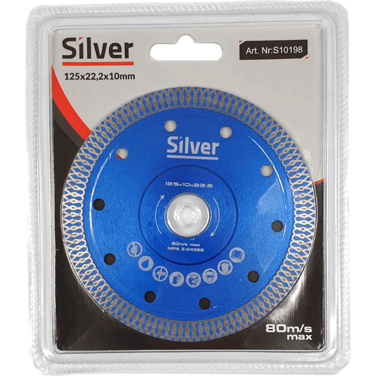 Silver, Sägeblatt, TARCZA DIAMENTOWA DO GRESU 125x22,2 /