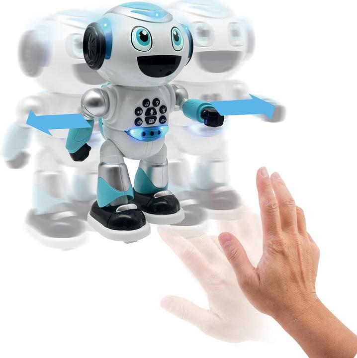 Immagine prodotto Lexibook POWERMAN ADVANCED Robot parlante per l'apprendimento, generatore di storia, dischi di tiro (Tedesco)