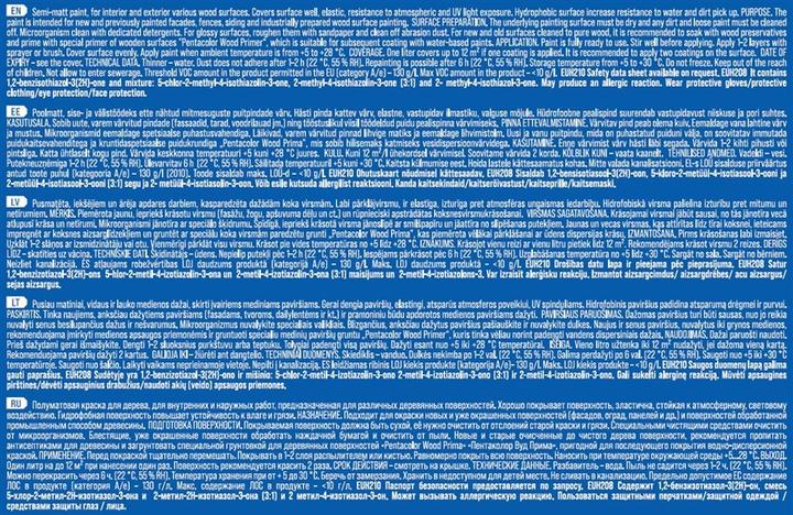 Immagine prodotto Pentacolor Pittura per facciate Villa Novus (Antracite) 10l (10000 ml)