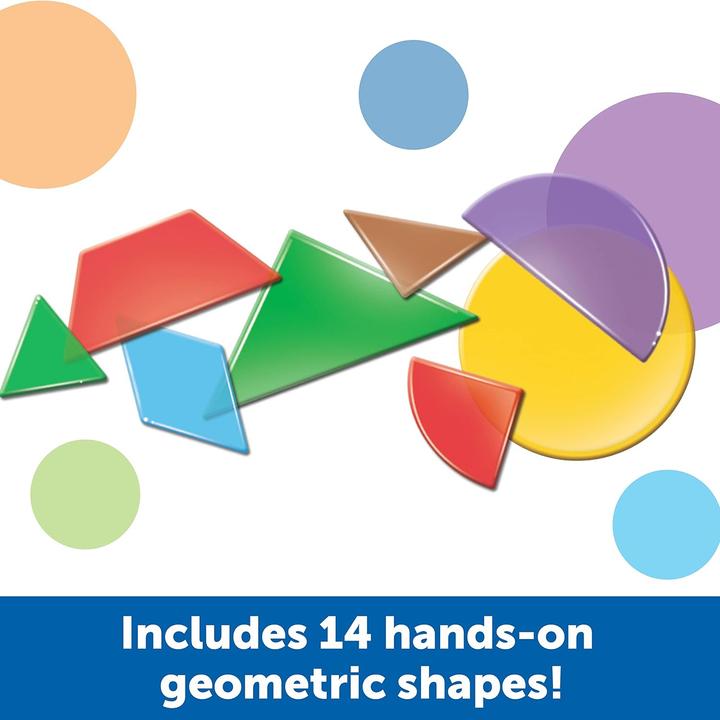 Actual product image Learning Resources Transparente Geometrie-Formen-Set