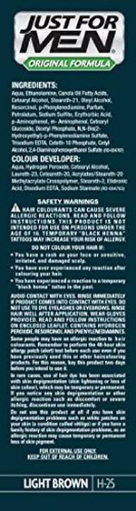 Produktbild Just For Men Pflege-Tönungs-Shampoo hellbraun, 60 ml Shampoo (Flüssiges Shampoo, 60 ml)