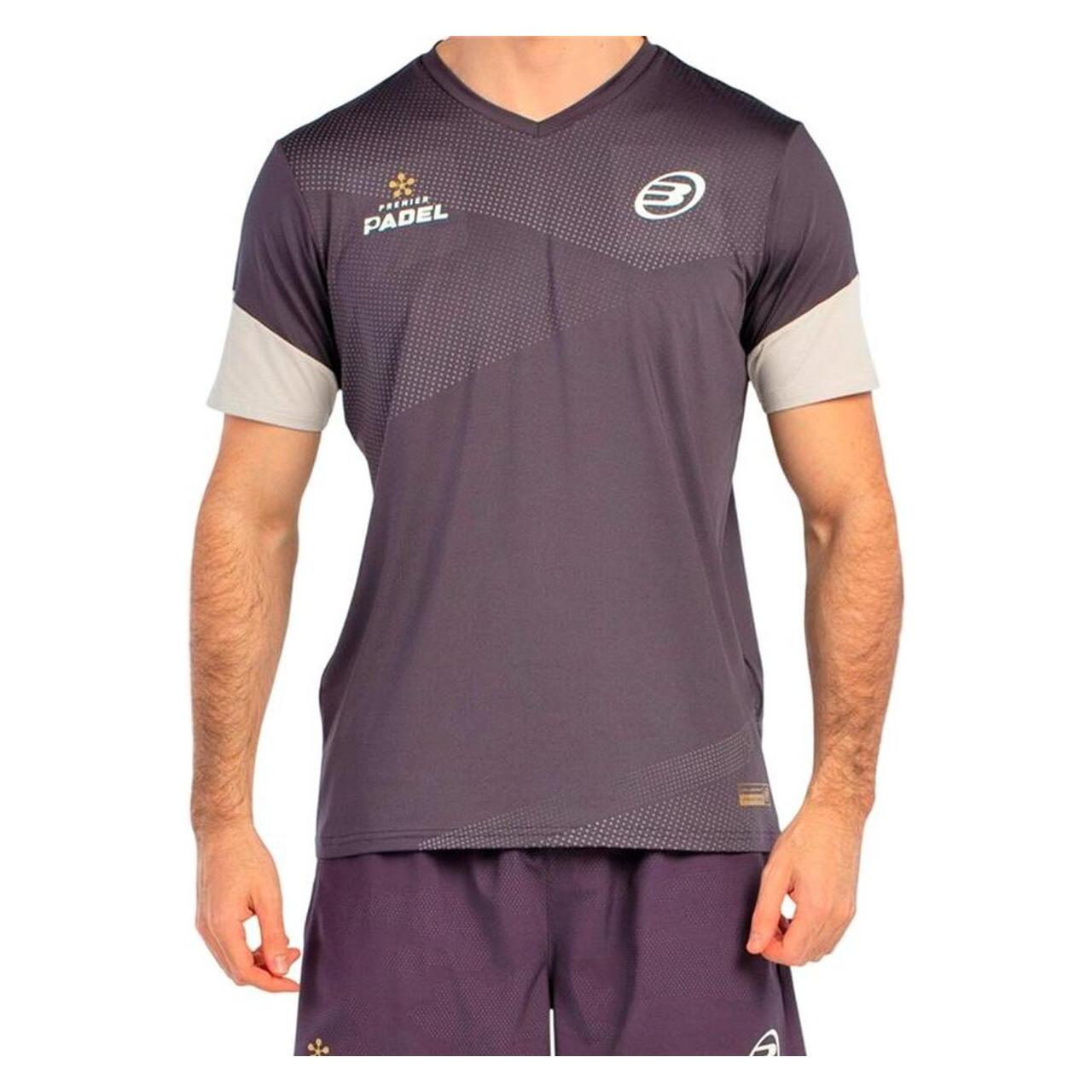 Bullpadel, Herren, Sportshirt, Herren Kurzarm-T-Shirt Brial 700 Magenta Paddel (S), Pink, S