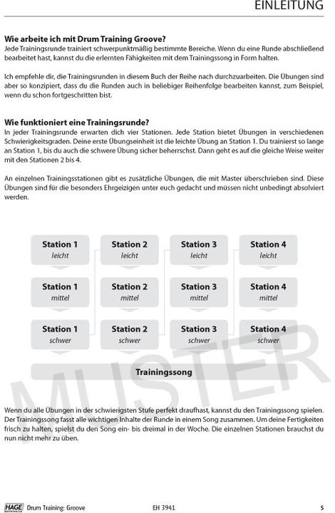 Produktbild Drum Training Groove + CD + DVD (Deutsch, Helmut Hage|Martin Klee, Martin Klee, 2012)