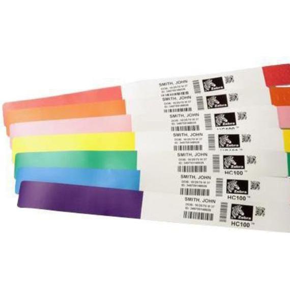 Zebra, Etiketten, Wristband 25 x 254mm Red