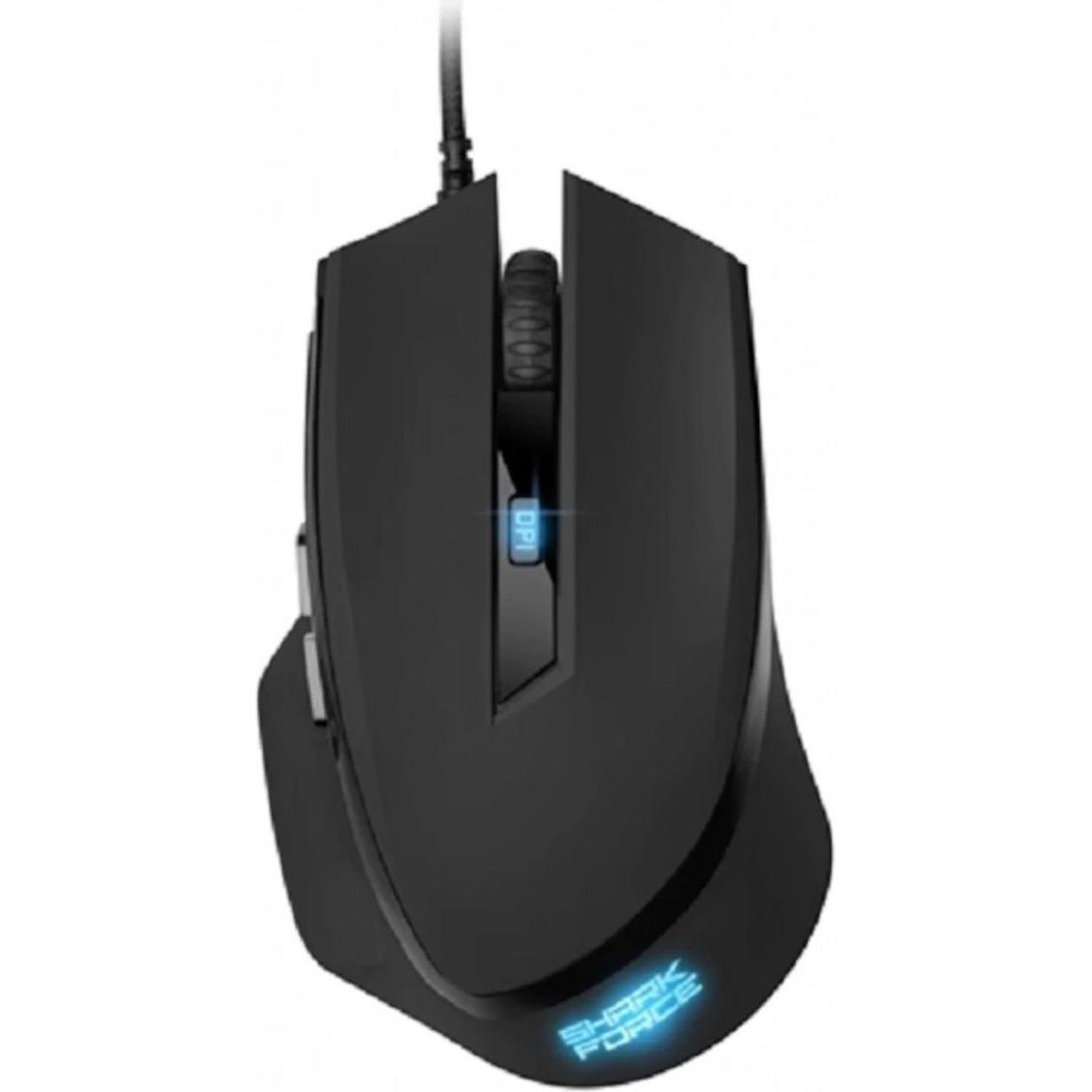 Sharkoon Shark Force II (Kabelgebunden), Maus, Schwarz