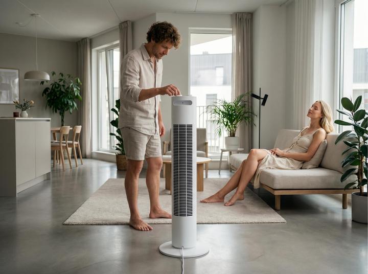 Produktbild Furber Turmventilator Vayu-Torre, Weiss