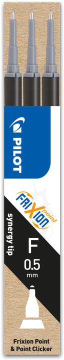 Pilot FriXion Refill Point (3 Stück, Schwarz, 0.50 mm)