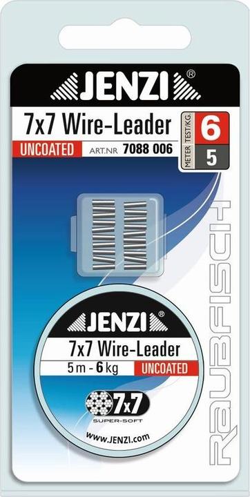 Jenzi Powerflex 7x7 Super Soft Steel Leader (6 kg)