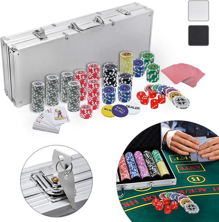 Immagine prodotto Uisebrt Pokerkoffer Set mit 500 Chips
