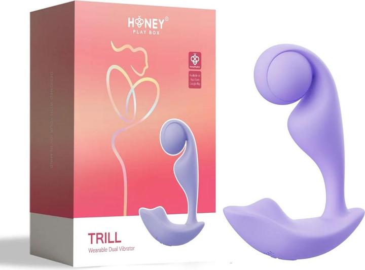 Honey Play Box HoneyPlayBox – Trill Vibromasseur Portable à Pression – Violet