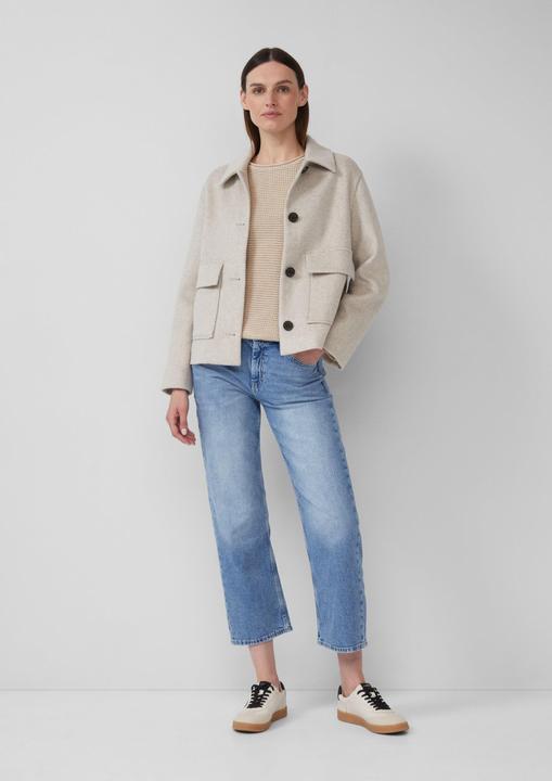 Produktbild s.Oliver Strickpullover Leichter Strickpullover in Ripp-Optik (42)