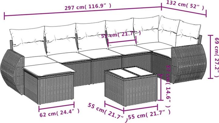 Actual product image vidaXL Eithan