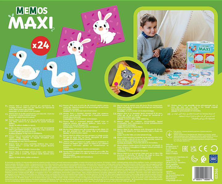 Actual product image Trefl Farm Animals Memory Game (German, English)