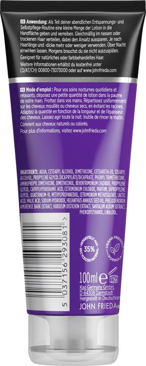 Image du produit John Frieda Lotion de nuit Repair & Renew (100 ml)