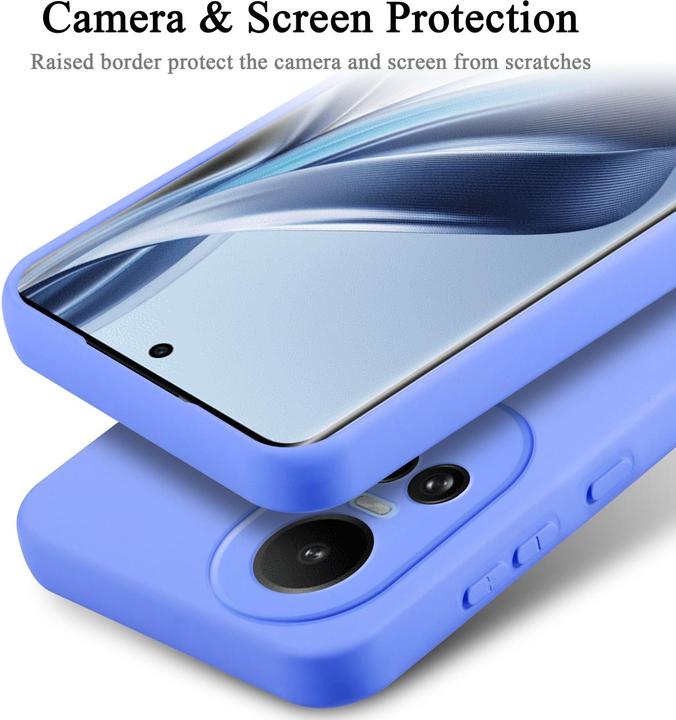 Actual product image Cadorabo Case for OPPO Reno 10 5G / 10 Pro 5G TPU in liquid protection silicone design (Realme 10S 5G)