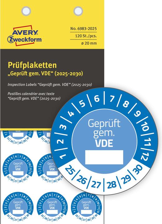 Avery Badge di prova