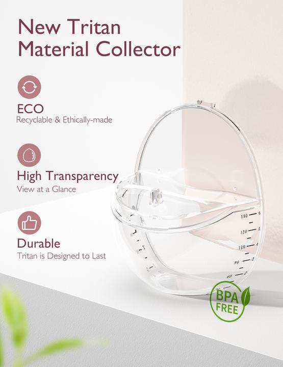 Actual product image Momcozy M6 Hands-free Breast Pump Red Double Packs