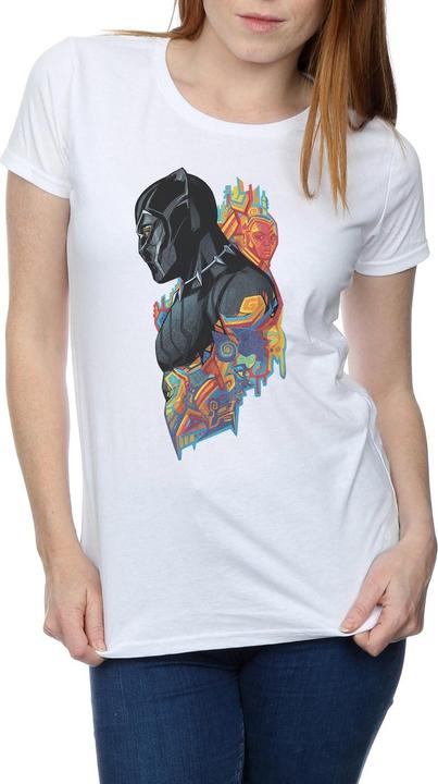 Immagine prodotto Maglietta in cotone con profilo Pantera Nera Donna/Ladies (S)