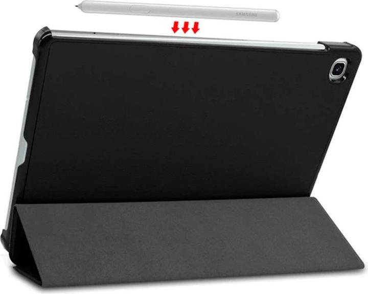 Productafbeelding Just in Case Slimme Tri-Fold hoes Zwart Samsung Galaxy Tab S6 Lite (Galaxy Tab S6 Lite)