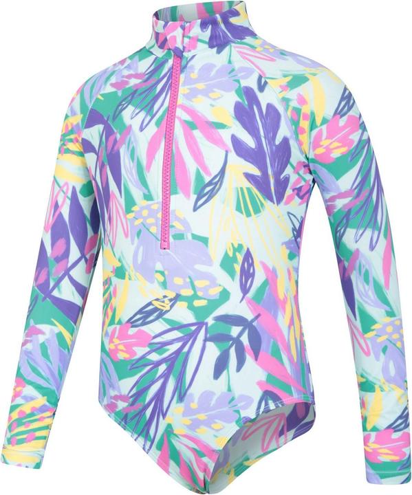Actual product image Mountain Warehouse Childrens/Kids Mira Rash Guard Swimsuit (128)