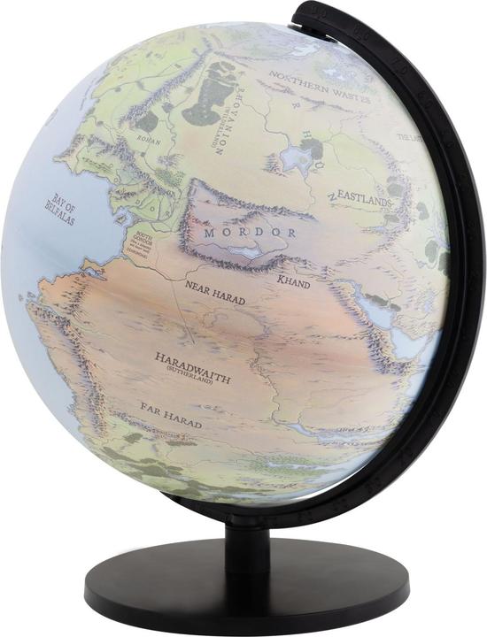 Columbus "Lord of the Rings" Middle Earth Terra Globe Ø 26 cm with LED lighting + USB cable (26 cm)