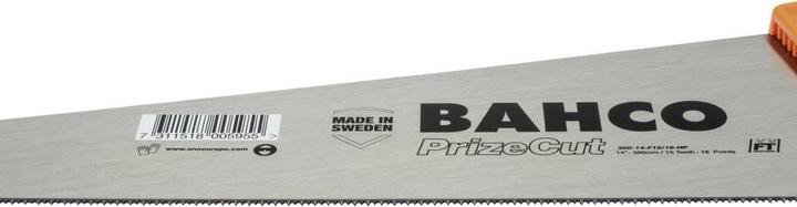 Produktbild Bahco Handsäge für universellen Gebrauch, für Kunststoffe, Laminate, Holz, Weichmetalle 15/16 ZpZ 14"