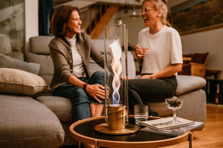 Produktbild Höfats SPIN 1200 Tischfeuer gold (12 cm)