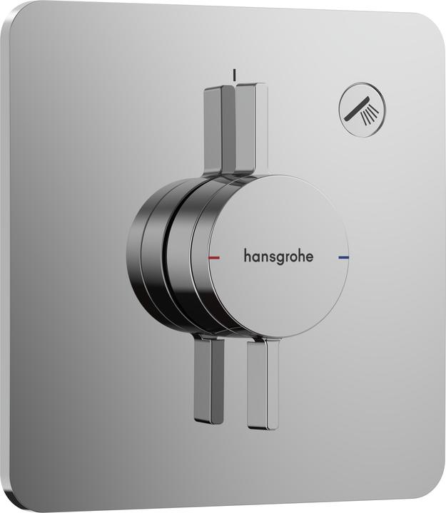 Produktbild hansgrohe DuoTurn Q Mischer, Unterputz, 1 Verbraucher, Soft Edge Rosette, 75614