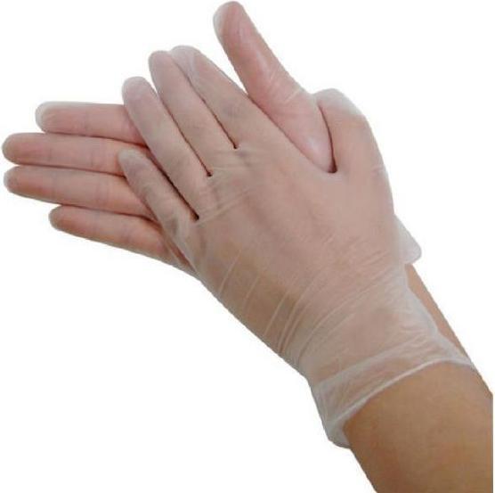 Immagine prodotto RND Guanti conduttivi, traslucidi, in vinile, L, 300 mm, confezione da 100 (L)