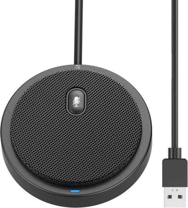 Actual product image Techly ICC SH-22 microphone Black Conference microphone