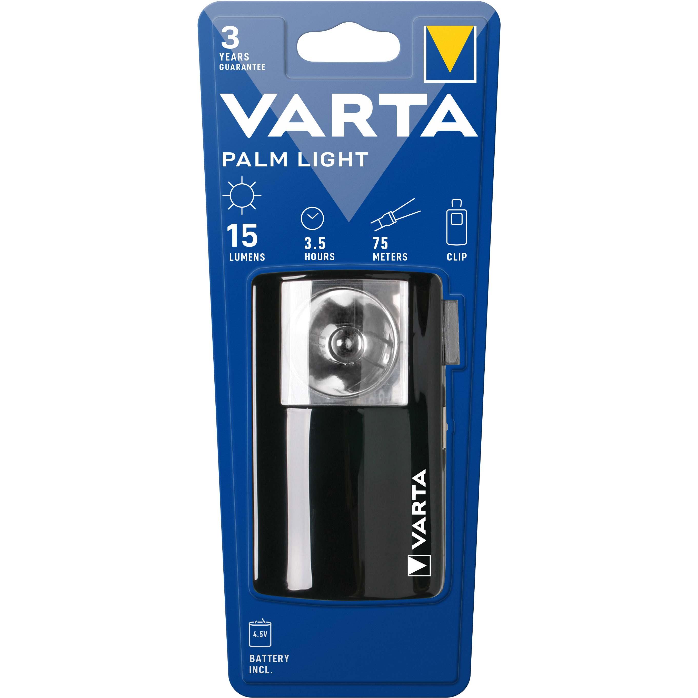 Thumbnail - Varta, Taschenlampe, Krypton-Flachleuchte Palm 1664 (11 cm, 15 lm)