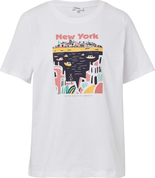 Actual product image S.Oliver T-Shirt T-Shirt mit Frontprint (42)