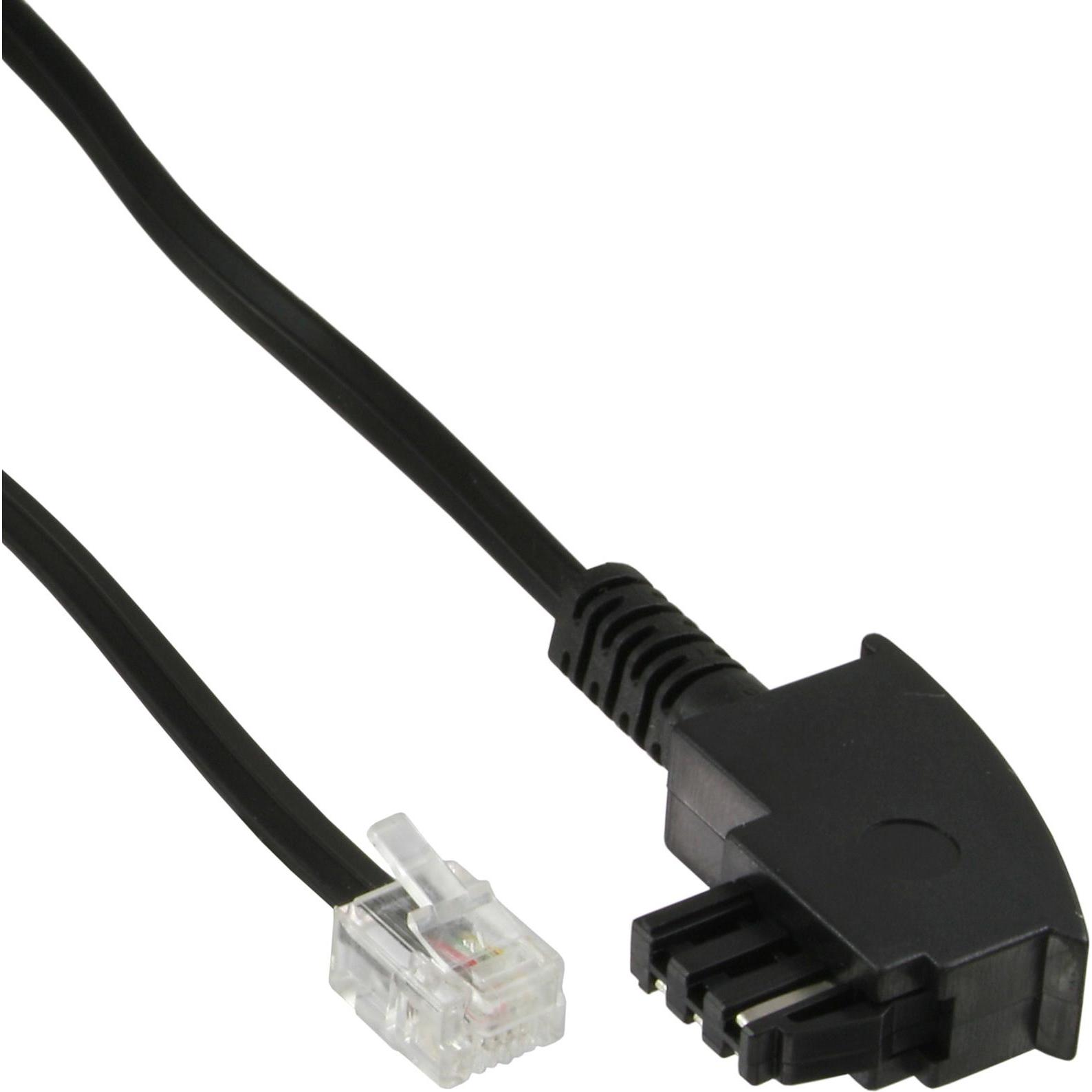 InLine TAE-F Kabel, Telefon Zubehör
