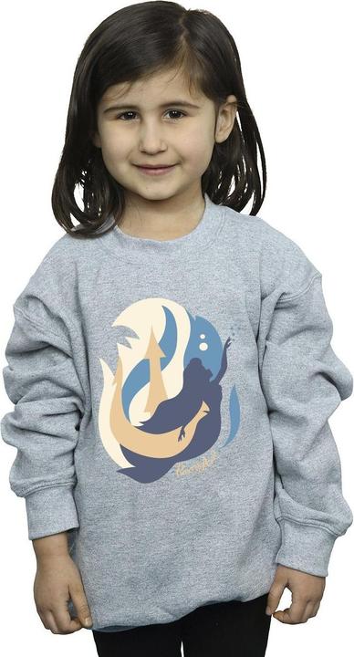 Immagine prodotto Disney The Little Mermaid Colour Silhouettes Felpa Ragazze (104)