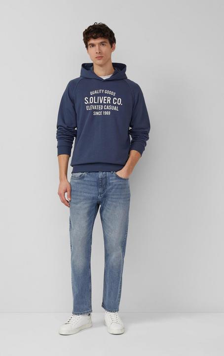 Produktbild s.Oliver Sweatshirt Sweatshirt aus Baumwollmix mit Frontprint (M)