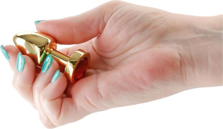 Produktbild NS Novelties Small Anal Plug Rear Assets Aluminum Butt Plug for Beginners Metal Anal Toy with Gem Petite Size (Go